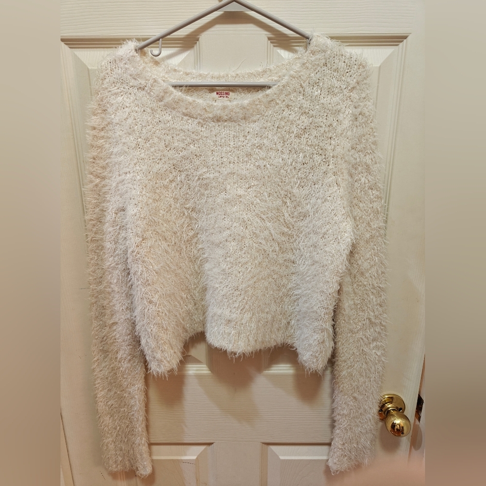 Women's Fuzzy Croptop Sweater